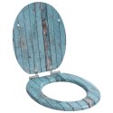 DESKA TOALETOWA Z SAMOODBLOKOWANIEM 2 PCS NIEBIESKI 44X38CM