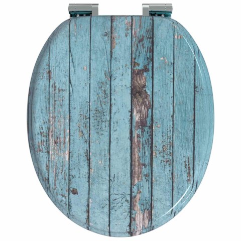 DESKA TOALETOWA Z SAMOODBLOKOWANIEM 2 PCS NIEBIESKI 44X38CM