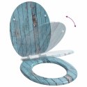DESKA TOALETOWA Z SAMOODBLOKOWANIEM 2 PCS NIEBIESKI 44X38CM