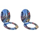 DESKA TOALETOWA Z SAMOODBLOKOWANIEM 2 PCS WIELOKOLOROWE