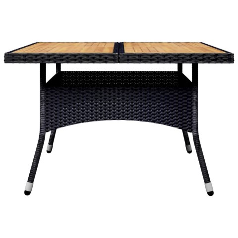 9-CZ. ZESTAW MEBLI OGRODOWYCH POLIRATTAN I AKACJA CZARNY