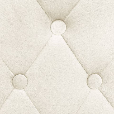 KRZESŁA BAROWE 2SZT KREMOWE AKSAMIT