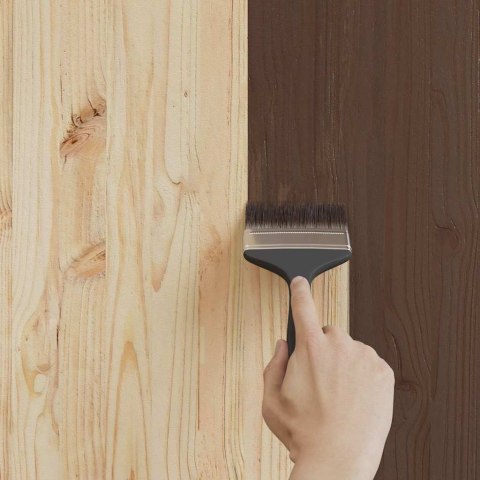 VidaXL Farba do drewna Brązowy 2,5 L Wydruk na ścianie