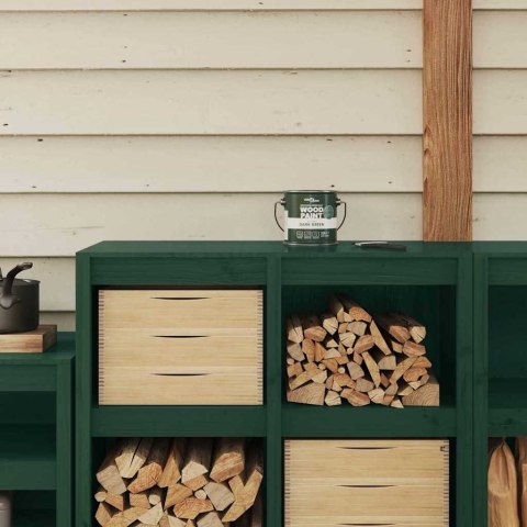 VidaXL Farba do drewna Zielony 2,5 L Wydruk na ścianie