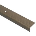 VidaXL Listwy schodowe 30 pcs Brązowy 67 x 3 x 2 cm Aluminium