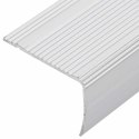 VidaXL Listwy schodowe 30 pcs Srebrny 67 x 3 x 2 cm Aluminium