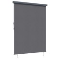 VidaXL Roleta z zasłonami Antracyt 200 x 250 cm Materiał i Aluminium