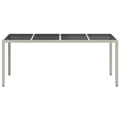 VidaXL Stół Ogrodowy Biały 190 x 90 x 75 cm polirattan