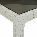 VidaXL Stół Ogrodowy Biały 190 x 90 x 75 cm polirattan