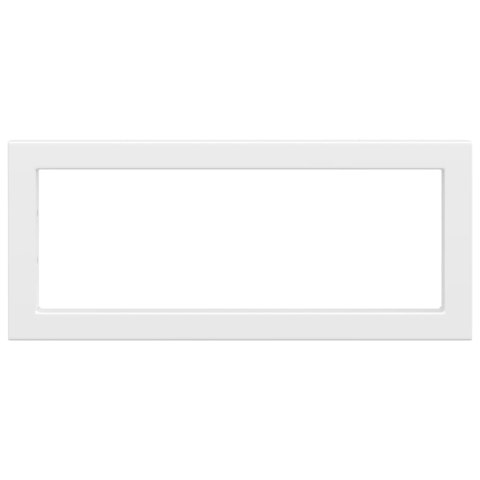 VidaXL Wsporniki do półki pod umywalkę, 2 szt., białe, prostokątne