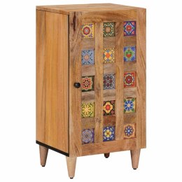 BUFET Z DRZWIAMI NATURALNY 40X33X75CM DREWNO Z MANGO