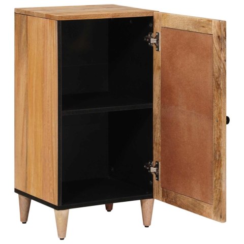 BUFET Z DRZWIAMI NATURALNY 40X33X75CM DREWNO Z MANGO