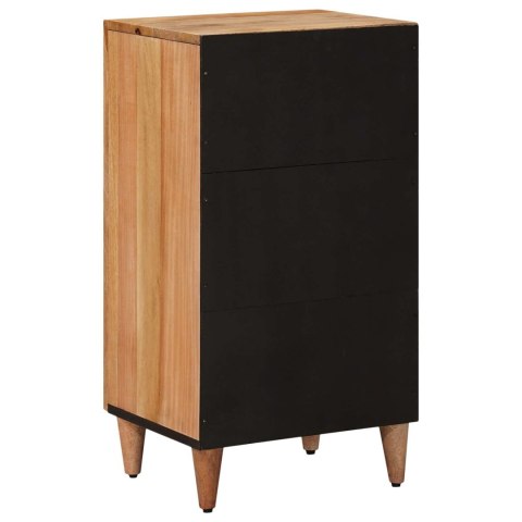 BUFET Z DRZWIAMI NATURALNY 40X33X75CM DREWNO Z MANGO