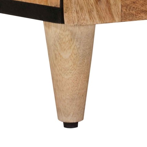 BUFET Z DRZWIAMI NATURALNY 40X33X75CM DREWNO Z MANGO