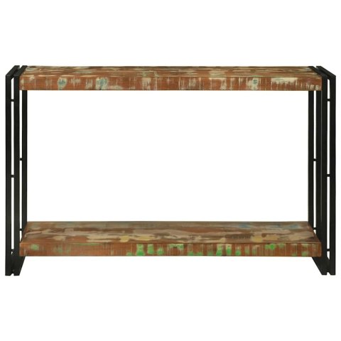 VidaXL Konsola Wielokolorowe 120 x 33 x 75 cm Lite Drewno Recyklingowe