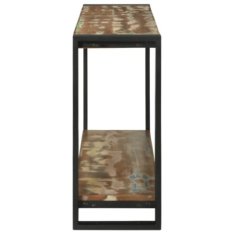 VidaXL Konsola Wielokolorowe 120 x 33 x 75 cm Lite Drewno Recyklingowe