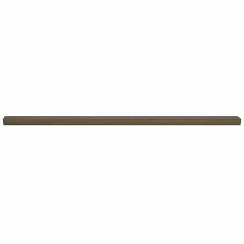 VidaXL Listwy schodowe 30 pcs Brązowy 67 x 3 x 2 cm Aluminium