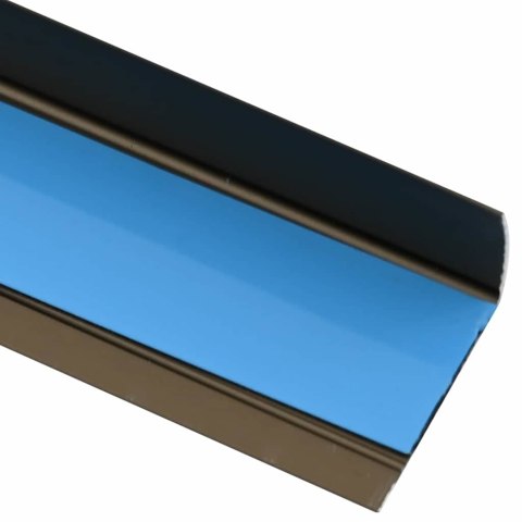 VidaXL Listwy schodowe 30 pcs Brązowy 67 x 3 x 2 cm Aluminium