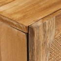 SZAFKA POD TELEWIZOR BRĄZOWY 105X33X46CM DREWNO Z MANGO