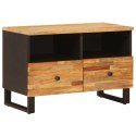 SZAFKA POD TELEWIZOR BRĄZOWY 70X33X46CM DREWNO Z MANGO