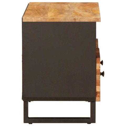 SZAFKA POD TELEWIZOR BRĄZOWY 70X33X46CM DREWNO Z MANGO
