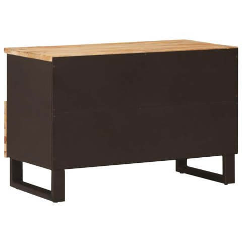 SZAFKA POD TELEWIZOR BRĄZOWY 70X33X46CM DREWNO Z MANGO