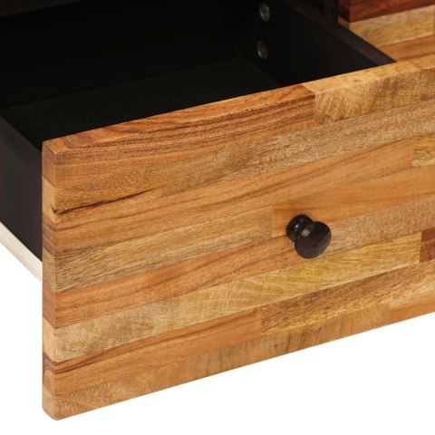SZAFKA POD TELEWIZOR BRĄZOWY 70X33X46CM DREWNO Z MANGO