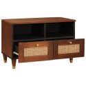 SZAFKA POD TELEWIZOR BRĄZOWY 70X33,5X46CM DREWNO Z MANGO