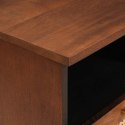 SZAFKA POD TELEWIZOR BRĄZOWY 70X33,5X46CM DREWNO Z MANGO