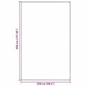 DYWAN POD NAMIOT JASNOSZARY 400X250CM POLIETYLEN