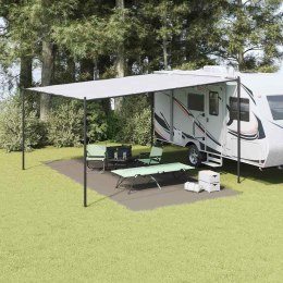VidaXL Dywan pod namiot Jasnoszary 600 × 300 cm Polietylen