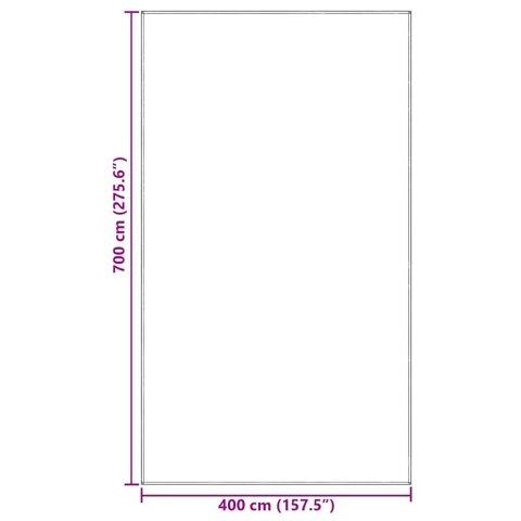 DYWAN POD NAMIOT JASNOSZARY 700X400CM POLIETYLEN