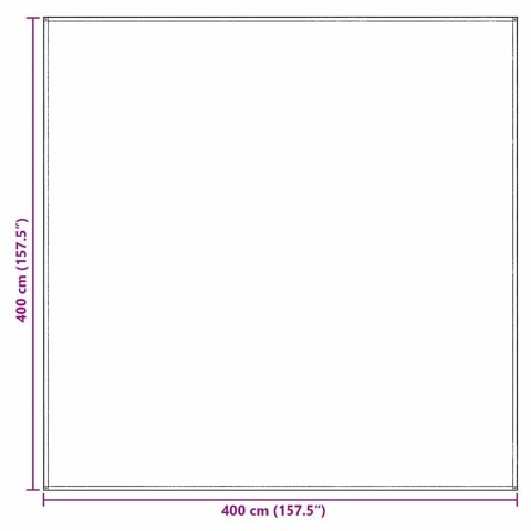 DYWAN POD NAMIOT NIEBIESKI I SZARY 400X400CM POLIETYLEN