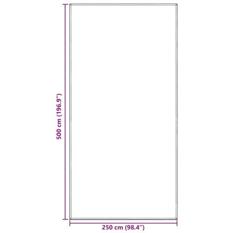 DYWAN POD NAMIOT NIEBIESKI I SZARY 500X250CM POLIETYLEN