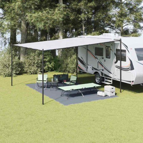 DYWAN POD NAMIOT NIEBIESKI I SZARY 500X300CM POLIETYLEN