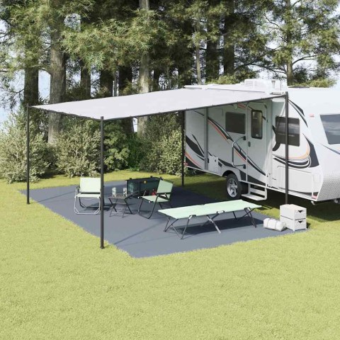DYWAN POD NAMIOT NIEBIESKI I SZARY 700X400CM POLIETYLEN