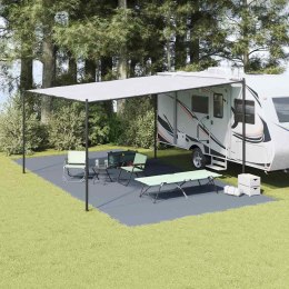 VidaXL Dywan pod namiot Niebieski i szary 800 x 400 cm Polietylen