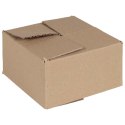 VidaXL Pudełko składane 50 pcs Naturalny 15 x 15 x 8 cm Tektura