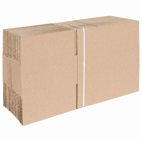VidaXL Pudełko składane 50 pcs Naturalny 25 x 17,5 x 10 cm Tektura