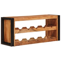 VidaXL Regał na wino Brązowy 100 x 45 x 33 cm Lite Drewno Akacji