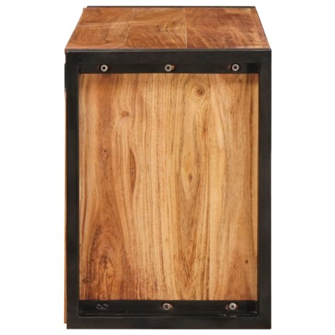 VidaXL Regał na wino Brązowy 100 x 45 x 33 cm Lite Drewno Akacji