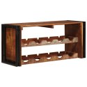 VidaXL Regał na wino Brązowy 100 x 45 x 33 cm Lite odzyskane drewno