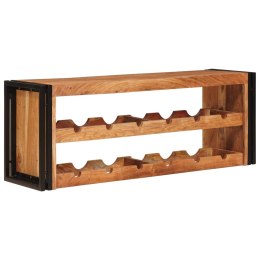 VidaXL Regał na wino Brązowy 120 x 45 x 33 cm Lite Drewno Akacji