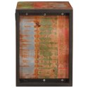 VidaXL Regał na wino Brązowy 60 x 45 x 33 cm Lite odzyskane drewno