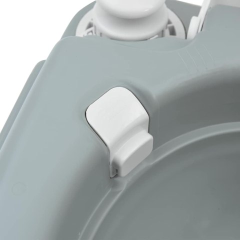 VidaXL Toaleta kempingowa Szary 41,5 x 36,5 x 42 cm