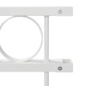 VidaXL Element ogrodzenia ASSEN Biały 170 x 120 cm Stal