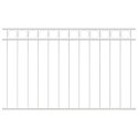VidaXL Element ogrodzenia ASSEN Biały 170 x 80 cm Stal
