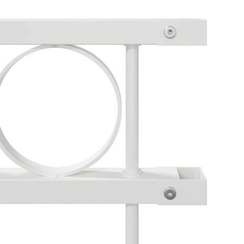 VidaXL Element ogrodzenia ASSEN Biały 170 x 80 cm Stal