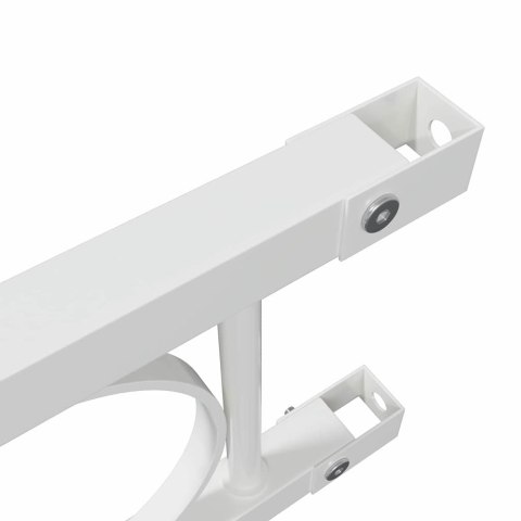 VidaXL Element ogrodzenia ASSEN Biały 170 x 80 cm Stal