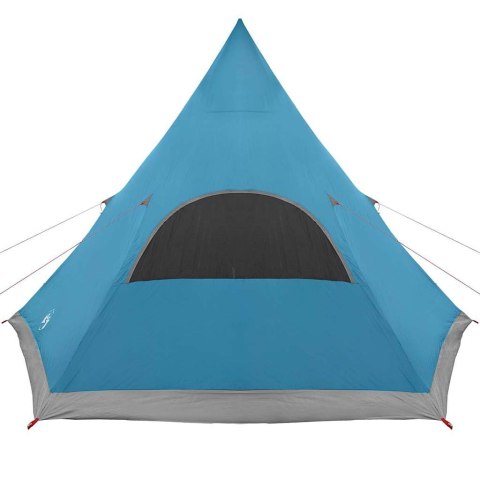 VidaXL Namiot Teepee dla 5 osób z dachem Niebieski 545 x 450 x 295 cm